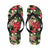 Poinsettia Pattern Print Design POT05 Flip Flops-JorJune