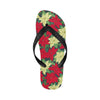 Poinsettia Pattern Print Design POT06 Flip Flops-JorJune