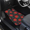 Poinsettia Pattern Print Design POT07 Car Floor Mats-JORJUNE.COM