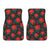 Poinsettia Pattern Print Design POT07 Car Floor Mats-JORJUNE.COM