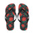 Poinsettia Pattern Print Design POT07 Flip Flops-JorJune