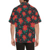 Poinsettia Pattern Print Design POT07 Men Hawaiian Shirt-JorJune