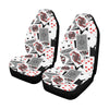 Poker Cards Pattern Print Design A04 Car Seat Covers (Set of 2)-JORJUNE.COM