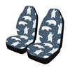 Polar Bear Pattern Print Design A02 Car Seat Covers (Set of 2)-JORJUNE.COM