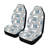 Polar Bear Pattern Print Design A03 Car Seat Covers (Set of 2)-JORJUNE.COM