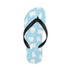 Polar Bear Pattern Print Design PB01 Flip Flops-JorJune