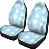 Polar Bear Pattern Print Design PB01 Universal Fit Car Seat Covers-JorJune