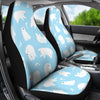 Polar Bear Pattern Print Design PB01 Universal Fit Car Seat Covers-JorJune