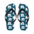 Polar Bear Pattern Print Design PB02 Flip Flops-JorJune