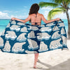 Polar Bear Pattern Print Design PB03 Sarong Pareo Wrap-JORJUNE.COM