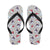 Polar Bear Pattern Print Design PB04 Flip Flops-JorJune