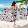 Polar Bear Pattern Print Design PB04 Sarong Pareo Wrap-JORJUNE.COM