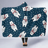 Polar Bear Pattern Print Design PB05 Hooded Blanket-JORJUNE.COM