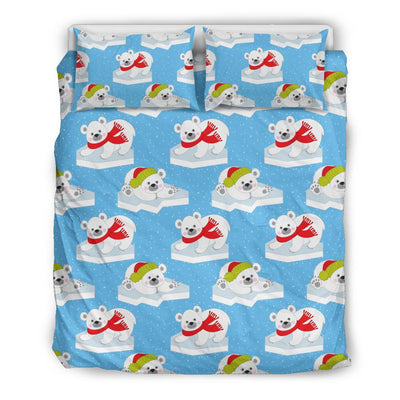 Polar Bear Pattern Print Design PB06 Duvet Cover Bedding Set-JORJUNE.COM