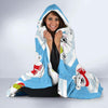 Polar Bear Pattern Print Design PB06 Hooded Blanket-JORJUNE.COM