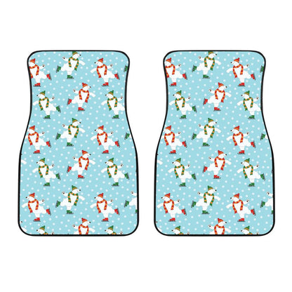 Polar Bear Pattern Print Design PB07 Car Floor Mats-JORJUNE.COM