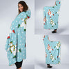 Polar Bear Pattern Print Design PB07 Hooded Blanket-JORJUNE.COM