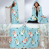 Polar Bear Pattern Print Design PB07 Hooded Blanket-JORJUNE.COM