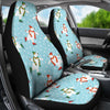 Polar Bear Pattern Print Design PB07 Universal Fit Car Seat Covers-JorJune