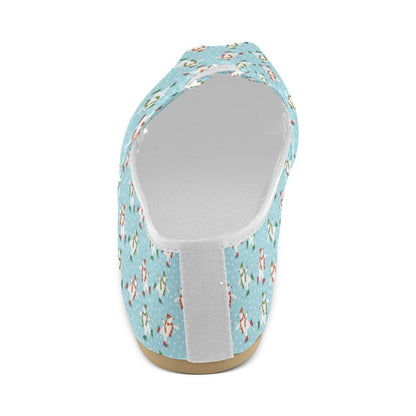 Polar Bear Pattern Print Design PB07 Women Casual Shoes-JorJune.com