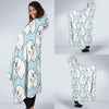 Polar Bear Pattern Print Design PB08 Hooded Blanket-JORJUNE.COM