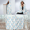 Polar Bear Pattern Print Design PB08 Hooded Blanket-JORJUNE.COM