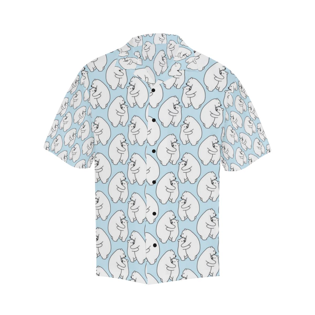 Polar Bear Pattern Print Design PB08 Men Hawaiian Shirt-JorJune