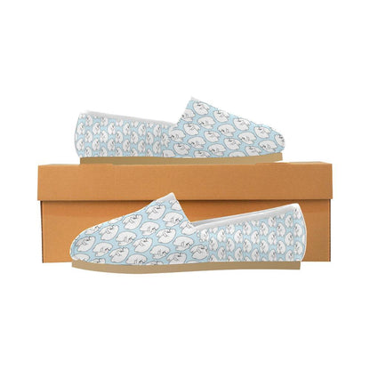 Polar Bear Pattern Print Design PB08 Women Casual Shoes-JorJune.com