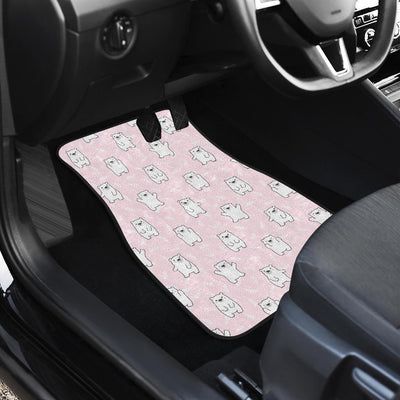 Polar Bear Pattern Print Design PB09 Car Floor Mats-JORJUNE.COM