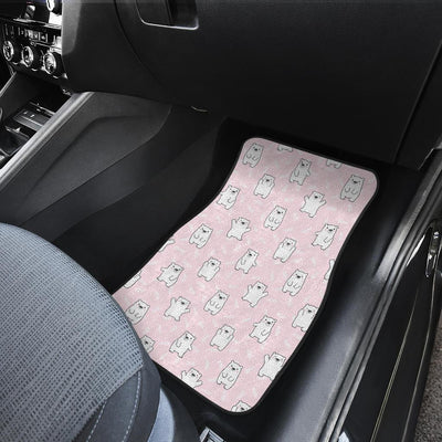 Polar Bear Pattern Print Design PB09 Car Floor Mats-JORJUNE.COM