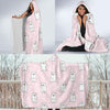 Polar Bear Pattern Print Design PB09 Hooded Blanket-JORJUNE.COM