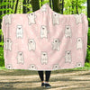 Polar Bear Pattern Print Design PB09 Hooded Blanket-JORJUNE.COM