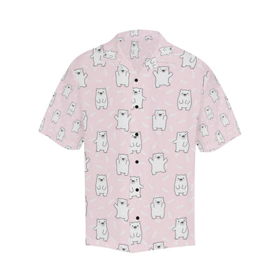 Polar Bear Pattern Print Design PB09 Men Hawaiian Shirt-JorJune