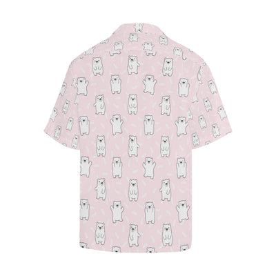 Polar Bear Pattern Print Design PB09 Men Hawaiian Shirt-JorJune