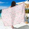 Polar Bear Pattern Print Design PB09 Sarong Pareo Wrap-JORJUNE.COM