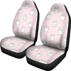 Polar Bear Pattern Print Design PB09 Universal Fit Car Seat Covers-JorJune