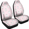 Polar Bear Pattern Print Design PB09 Universal Fit Car Seat Covers-JorJune