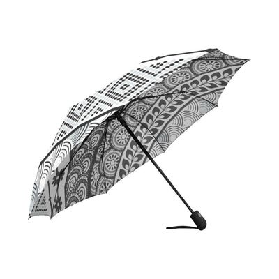 Polynesian Line Tribal Automatic Foldable Umbrella