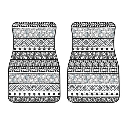Polynesian Hawaiian Line Tribal Car Floor Mats