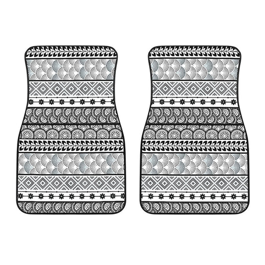 Polynesian Hawaiian Line Tribal Car Floor Mats