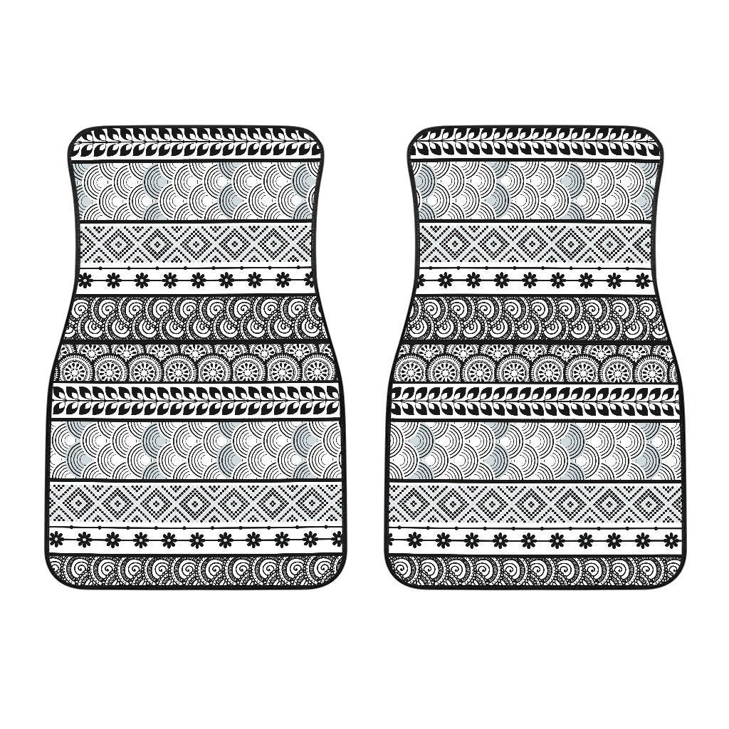 Polynesian Hawaiian Line Tribal Car Floor Mats