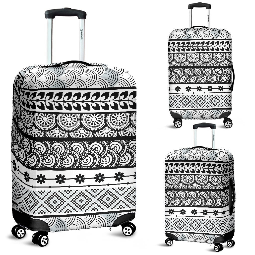 Polynesian Hawaiian Line Tribal Luggage Cover Protector