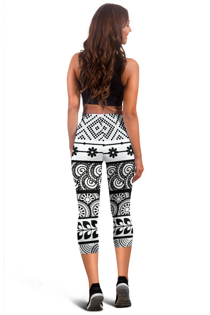 Polynesian Line Tribal Women Capris