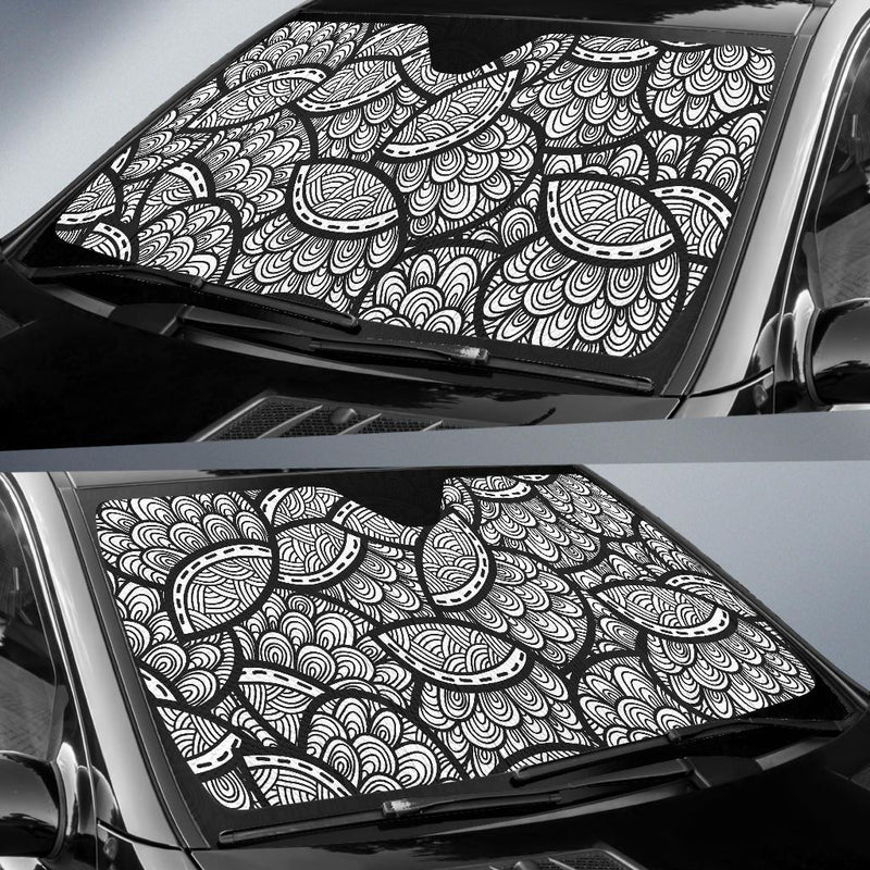 Polynesian Pattern Print Design A01 Car Sun Shades-JORJUNE.COM