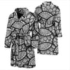 Polynesian Pattern Print Design A01 Men Bathrobe-JORJUNE.COM