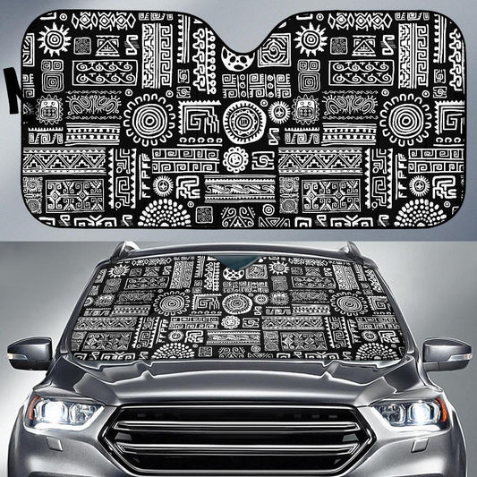 Polynesian Pattern Print Design A02 Car Sun Shades-JORJUNE.COM