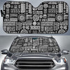 Polynesian Pattern Print Design A02 Car Sun Shades-JORJUNE.COM