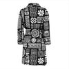 Polynesian Pattern Print Design A02 Men Bathrobe-JORJUNE.COM