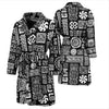 Polynesian Pattern Print Design A02 Men Bathrobe-JORJUNE.COM