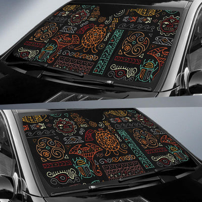 Polynesian Pattern Print Design A04 Car Sun Shades-JORJUNE.COM